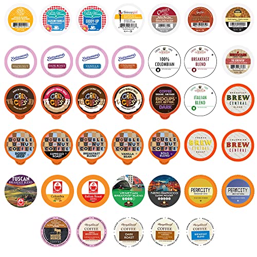 Coffee Variety Sampler, Including Dark Roast, Medium Roast, &Amp; Fl