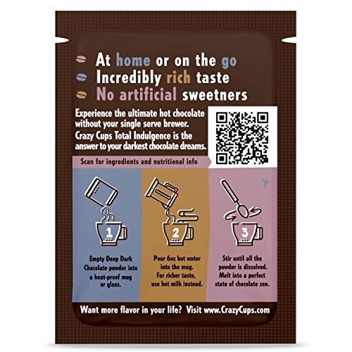 Gourmet Hot Chocolate Packets, Indulgent Dark Hot Chocolate Mix