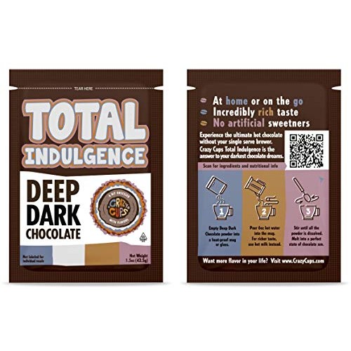 Gourmet Hot Chocolate Packets, Indulgent Dark Hot Chocolate Mix