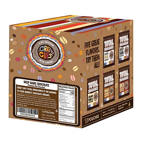 Gourmet Hot Chocolate Packets, Indulgent Dark Hot Chocolate Mix