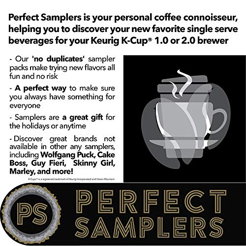 Perfect Samplers Coffee Pods Variety Pack, Bold And Dark Roast C