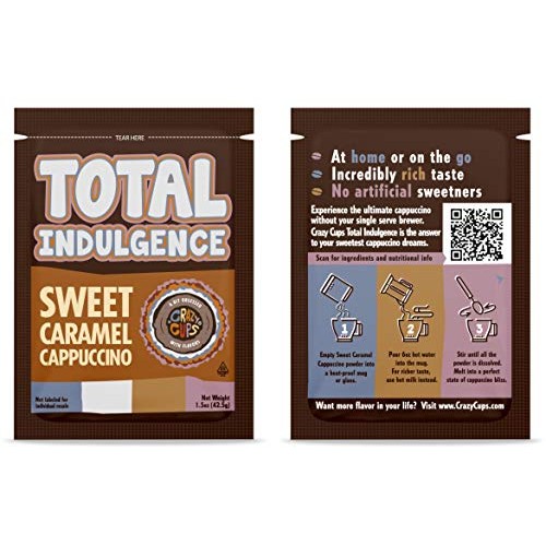 Total Indulgence Cappuccino Mix, Sweet Caramel Cappuccino, 15 Si