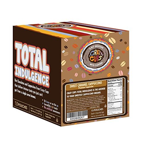 Total Indulgence Cappuccino Mix, Sweet Caramel Cappuccino, 15 Si