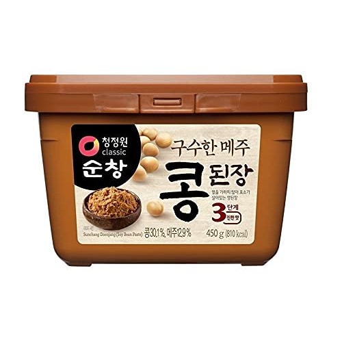 Premium, Unpasteurized, No Gluten Added, non-GMO Doenjang, Soybe...