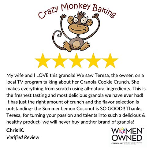 Crazy Monkey Baking | Granola Cookie Clusters | 18 Grams Whole G