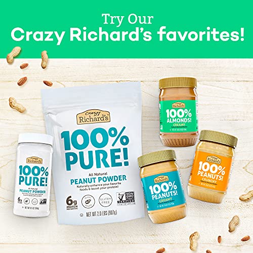 100% All-Natural Creamy Peanut Butter, Sugar-Free Peanut Butter