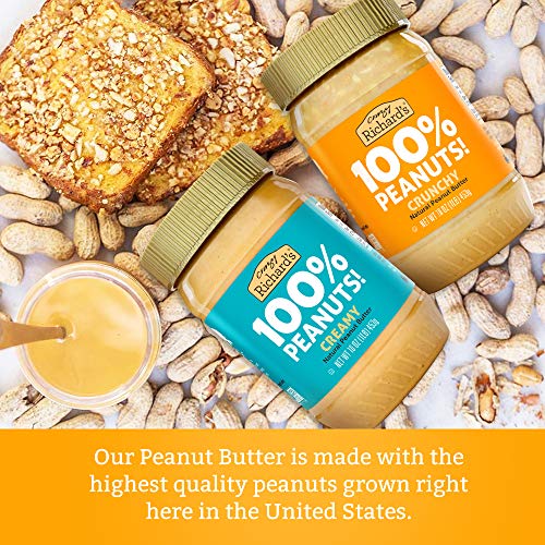 100% All-Natural Creamy Peanut Butter, Sugar-Free Peanut Butter