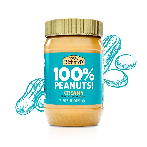 100% All-Natural Creamy Peanut Butter, Sugar-Free Peanut Butter