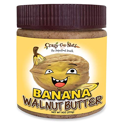 Crazy Go Nuts Walnut Butter - Banana, 9 Oz 1-Pack - Healthy Sn