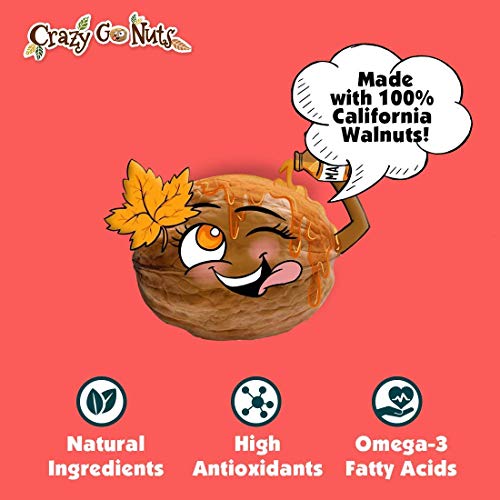 Crazy Go Nuts Walnut Butter - Maple, 9 Oz 1-Pack - Healthy Sna