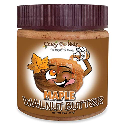 Crazy Go Nuts Walnut Butter - Maple, 9 Oz 1-Pack - Healthy Sna
