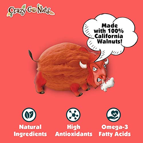 Crazy Go Nuts Walnuts - Healthy Snacks, Keto, Vegan, Low Carb, G