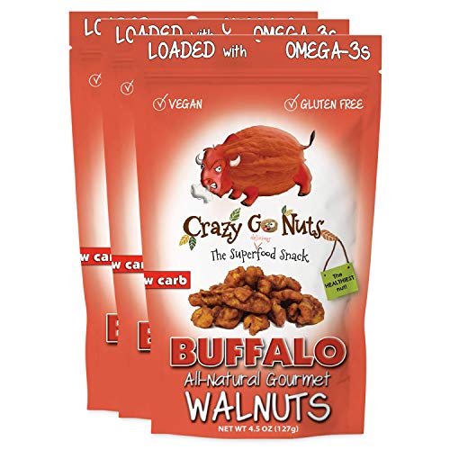 Crazy Go Nuts Walnuts - Healthy Snacks, Keto, Vegan, Low Carb, G
