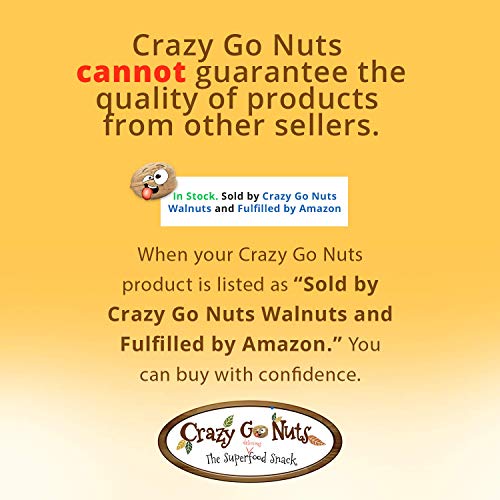 Crazy Go Nuts Walnuts - Chocolate Espresso, 8 Oz 1-Pack - Heal