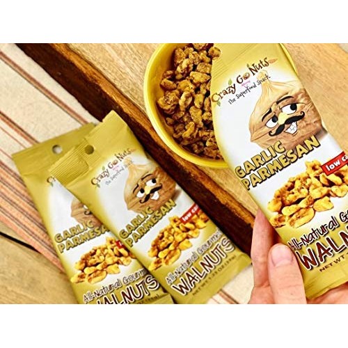 Crazy Go Nuts Walnuts - Healthy Snacks, Keto, Low Carb, Gluten F