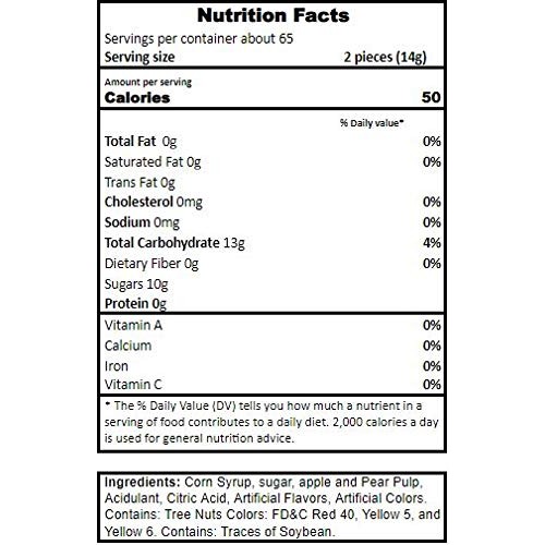 Arcor Assorted Fruit Filled Bon Bon Hard Candy, Individually Wra