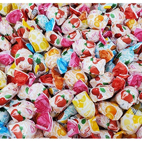 Arcor Assorted Fruit Filled Bon Bon Hard Candy, Individually Wra