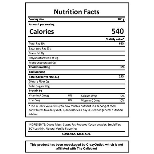 Barry Callebaut Dark Chocolate Callets, Bittersweet, 70% Cacao,