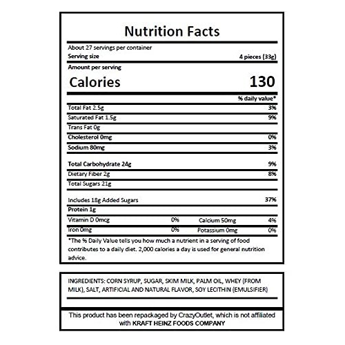 Crazyoutlet Americas Classic Caramels Candy, Caramel Cubes, Ind