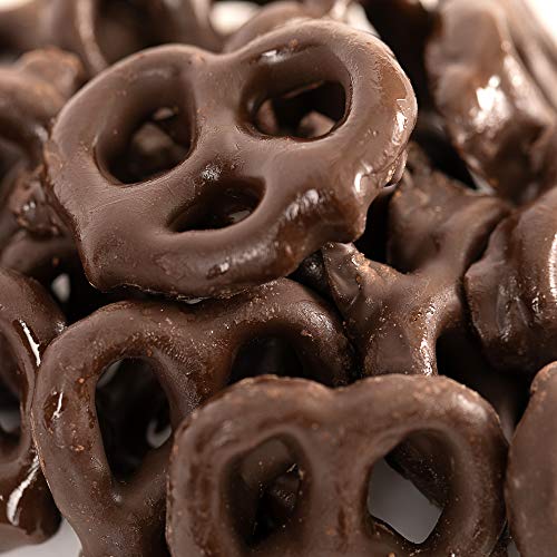 Funtasty Gift Box Gourmet Dark Chocolate Covered Mini Pretzels,