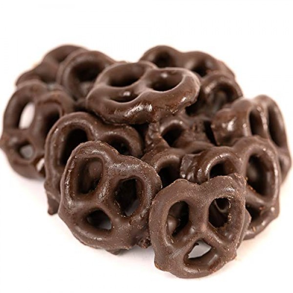 Funtasty Gift Box Gourmet Dark Chocolate Covered Mini Pretzels,
