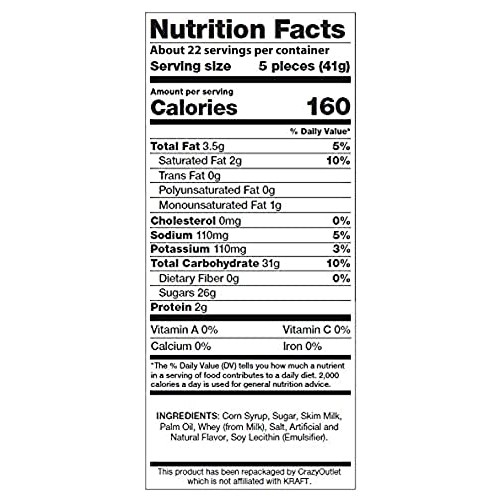 Crazyoutlet Kraft Caramels Americas Classic Candy, Individually