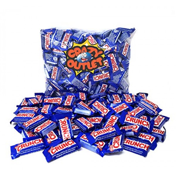 Crazyoutlet Nestle Crunch Fun Size Candy Bar, Creamy Milk Chocol