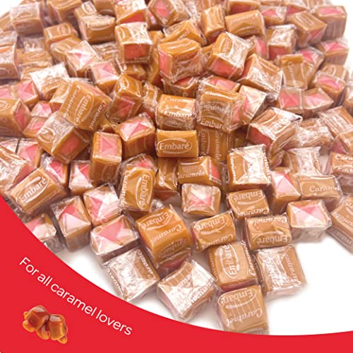 Crazyoutlet Vanilla Milk Caramels Strawberry Filled Candy - Indi