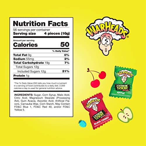 CrazyOutlet Warheads Extreme Sour Easter Hard Candy, Assorted Fr...