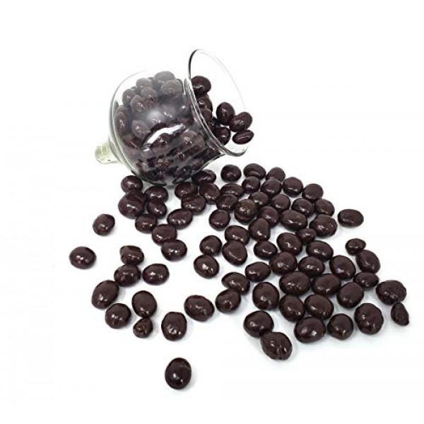 Grain Sweetened Dark Chocolate Espresso Beans, Gourmet Candy, Bu
