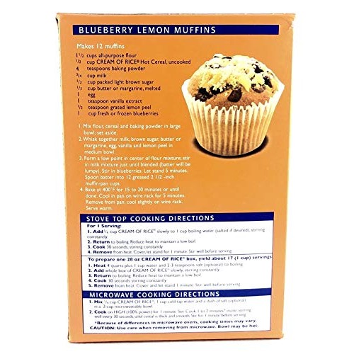 Cream Of Rice Gluten Free Hot Cereal 28 Oz 2 Pack