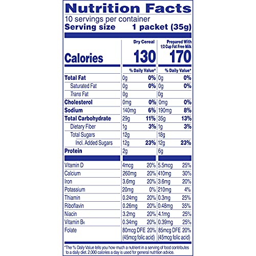 Cream Of Wheat Instant Hot Cereal, Bananas And Cream, 1.23 Ounce
