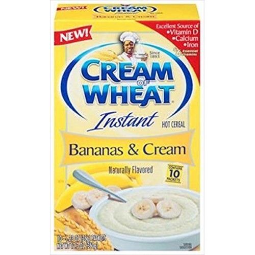 Cream Of Wheat, Bananas &Amp; Cream, Instant Hot Cereal, 10 Count, 1