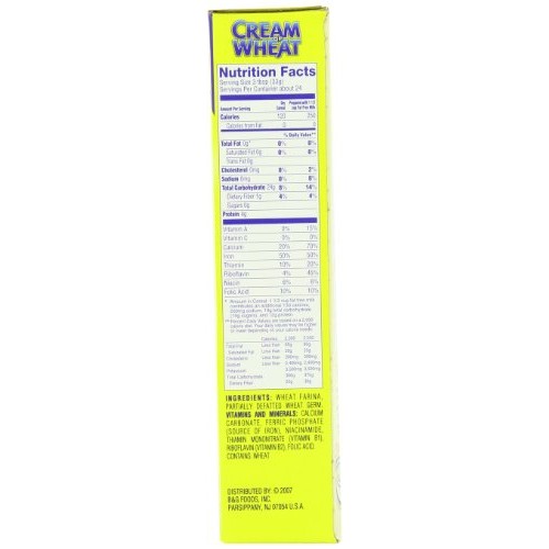 Cream Of Wheat, Original Enriched Farina, 10 Minutes, 28 Ounce Cream Of Wheat, Original Enriched Farina, 10 Minutes, 28 Ounce