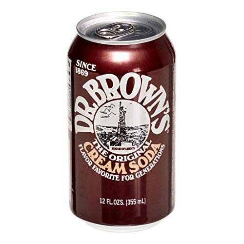 Dr. Browns Soda, Cream Soda, 12 Oz Can Pack Of 18, Total 216 Oz