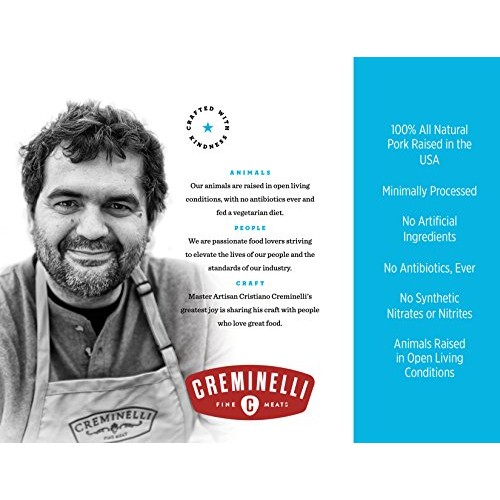 Creminelli Italian Casalingo Salami, Delicately Flavored, Salt A