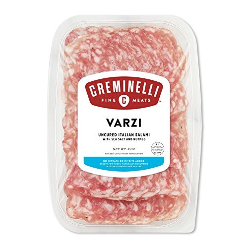 Creminelli Sliced Varzi Itallian Salami, Nutmeg And Clove Spice, Creminelli Sliced Varzi Itallian Salami, Nutmeg And Clove Spice,