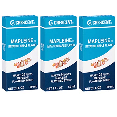 Crescent Mapleine Imitation Maple Flavoring 2Oz Bottle Pack Of 3