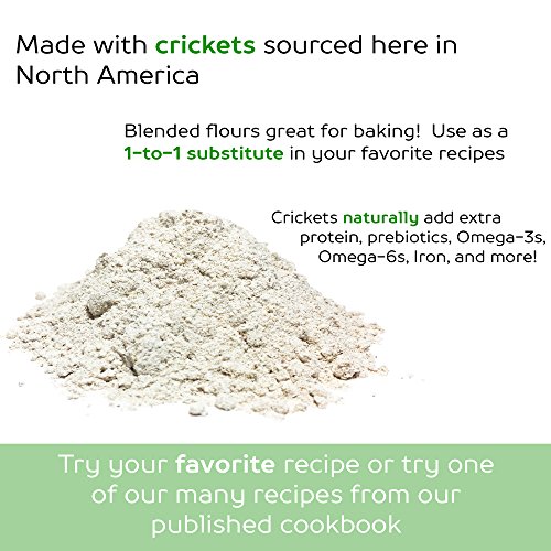 Cricket Flour: All Purpose Baking Flour 12Oz Blended Mix - Mad