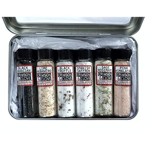 Essential Salt Gift Set - Truffle Salt, Black Hawaiian Salt, Pin
