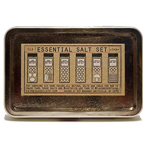 Essential Salt Gift Set - Truffle Salt, Black Hawaiian Salt, Pin