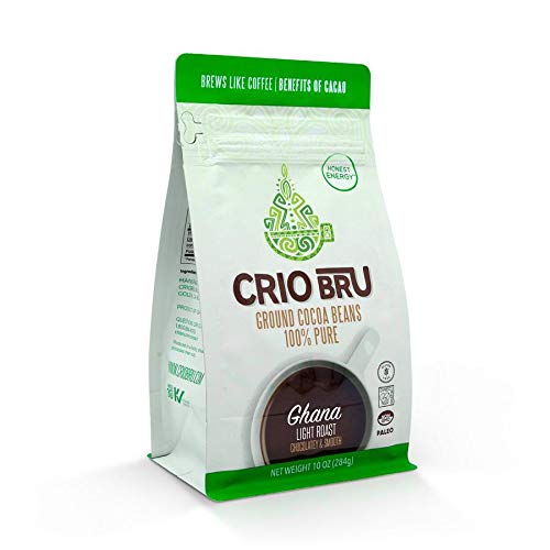 Crio Bru Ghana Light Roast 10Oz Bag | Natural Healthy Brewed Cac