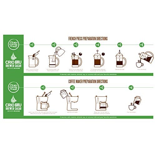 Crio Bru Variety Pack Organic Herbal Tea Coffee Alternative Subs