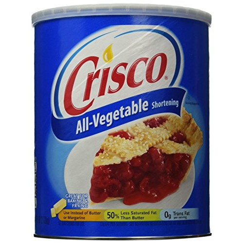 Crisco All-Vegetable Shortening, 6-Pound Cans Pack Of 2