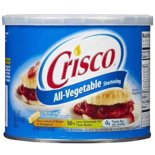 Crisco All Vegetable Shortening-16 Oz