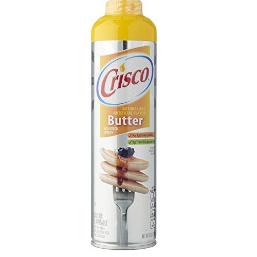 Crisco Butter Flavor No-Stick Cooking Spray, 6-Ounce Crisco Butter Flavor No-Stick Cooking Spray, 6-Ounce