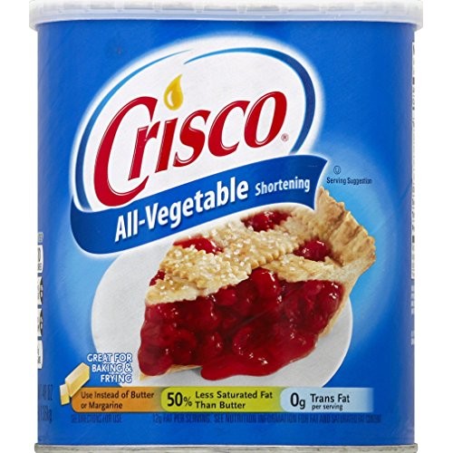 Crisco All Vegetable Shortening, 48 Ounce Pack Of 12