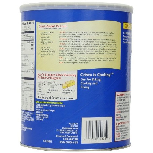 Crisco All Vegetable Shortening, 6 Lb.