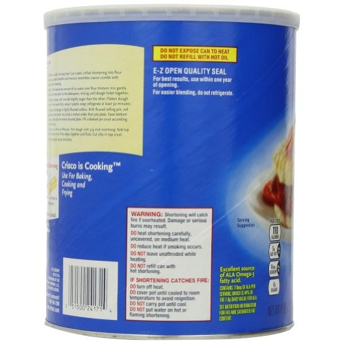 Crisco All Vegetable Shortening, 6 Lb.