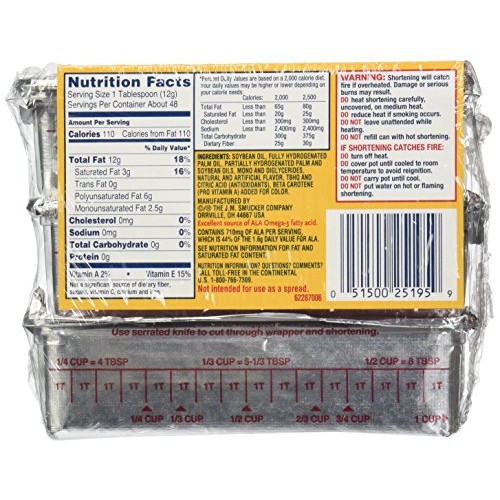 Crisco, All-Vegetable Shortening Sticks, 20 Oz 3 Ct